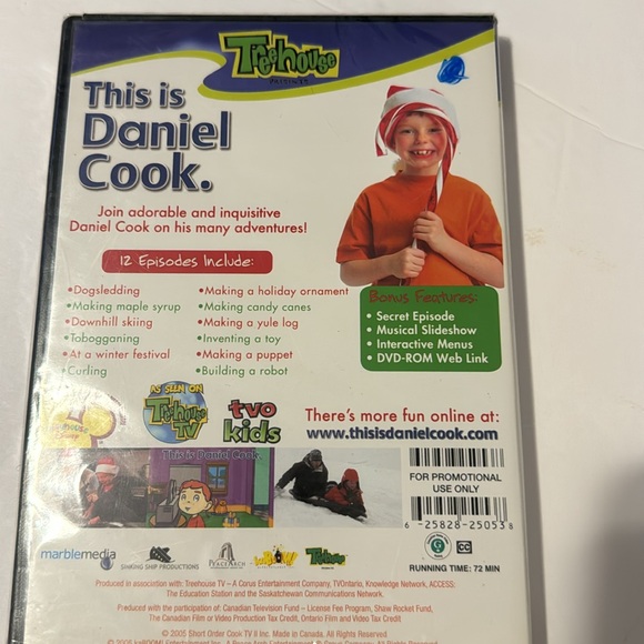 This is Daniel Cook celebrating the holidays Treehouse sealed DVD. - Picture 2 of 3